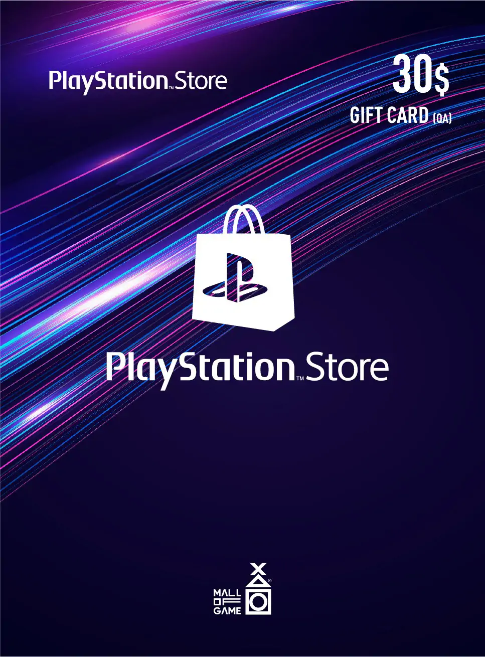 PlayStation™Store USD30 Gift Cards (QA)