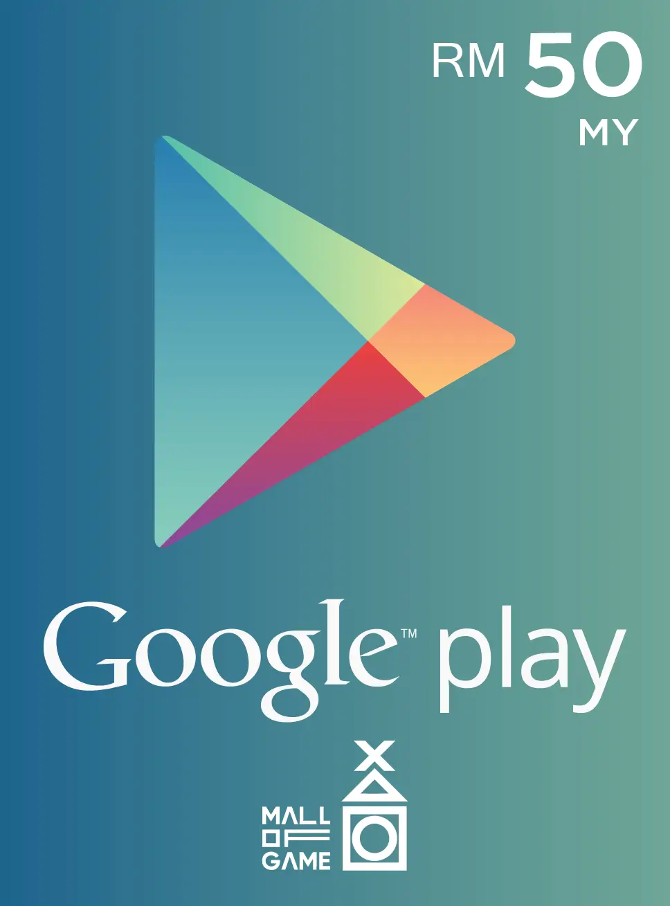 Google Play RM50 Gift Card (MY)