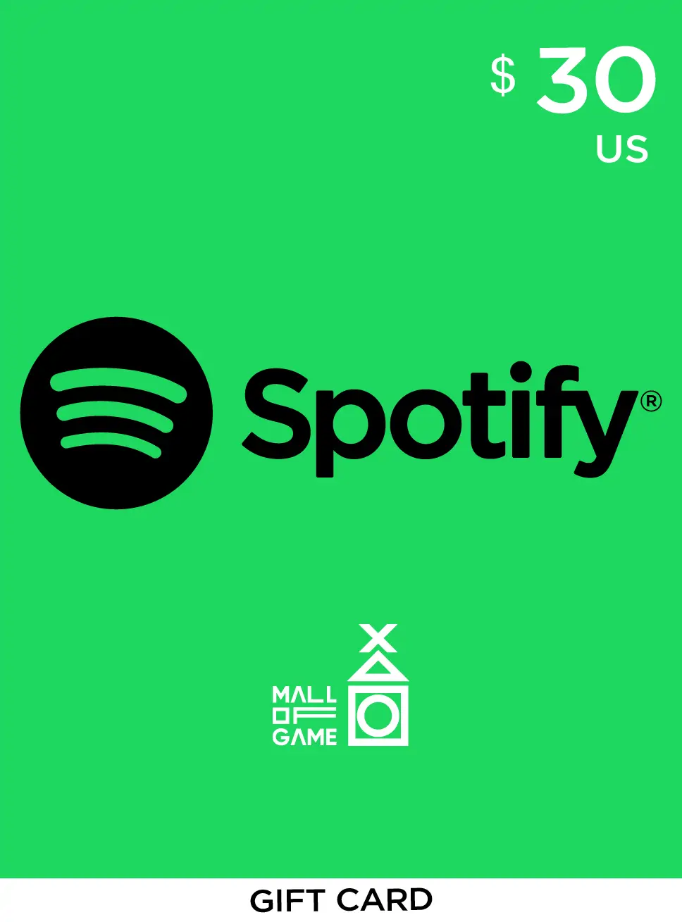 Spotify USD30 Gift Card (US)