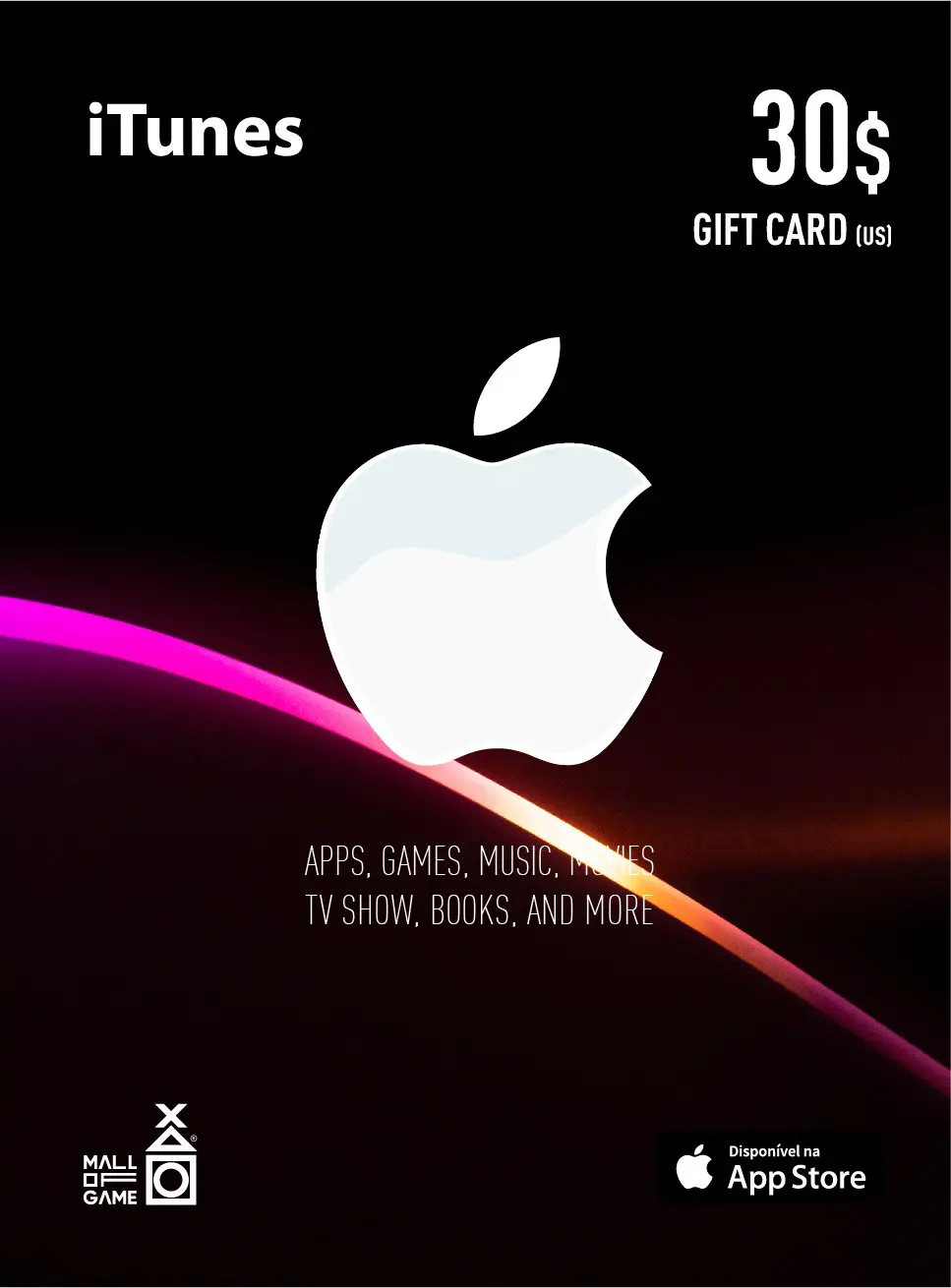  iTunes USD30 Gift Card (US)