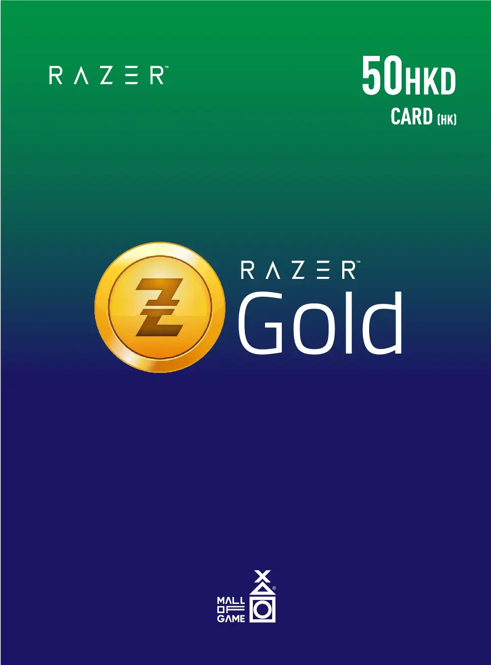 Razer Gold HKD50 (HK)
