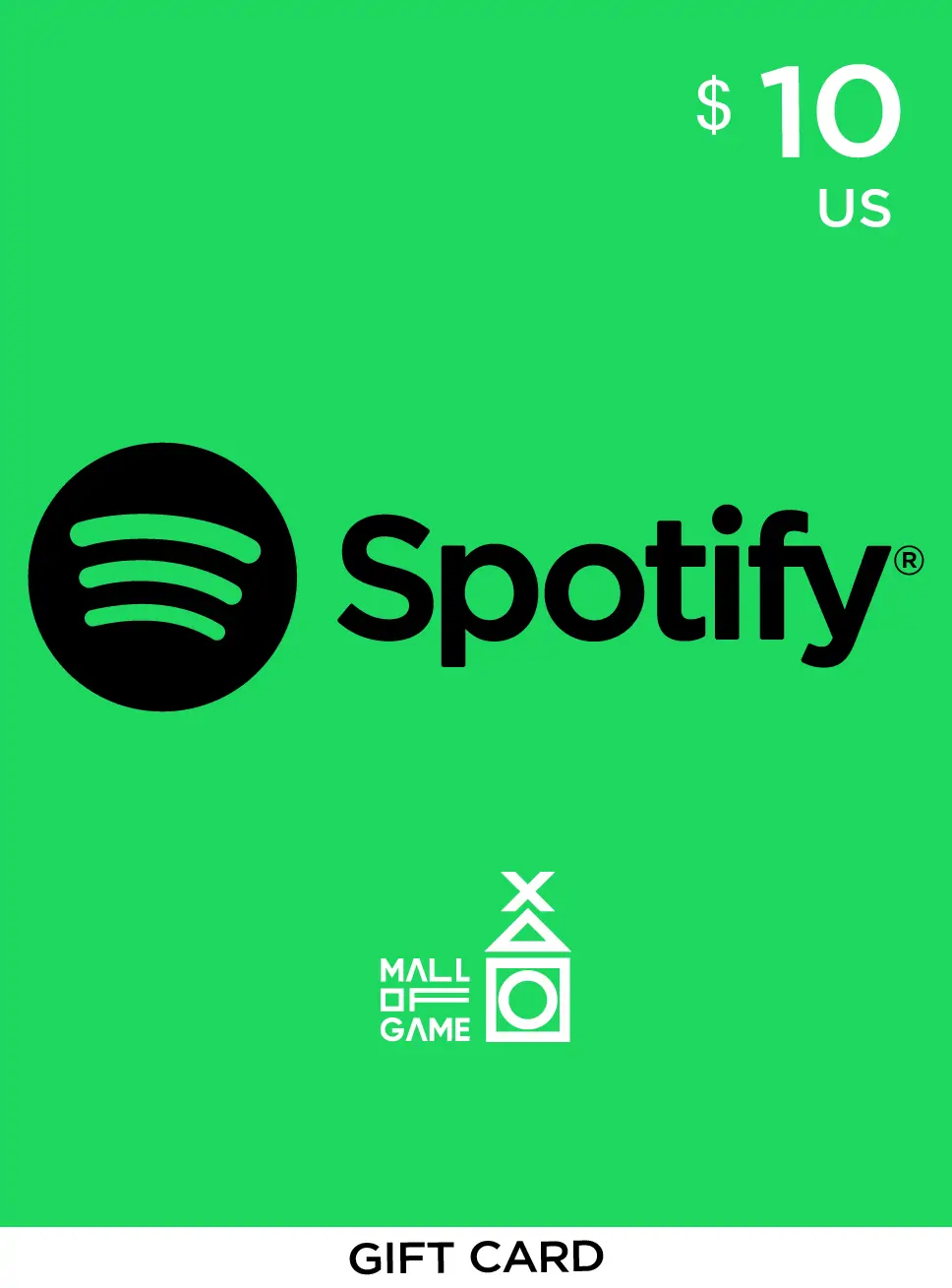 Spotify USD10 Gift Card (US)