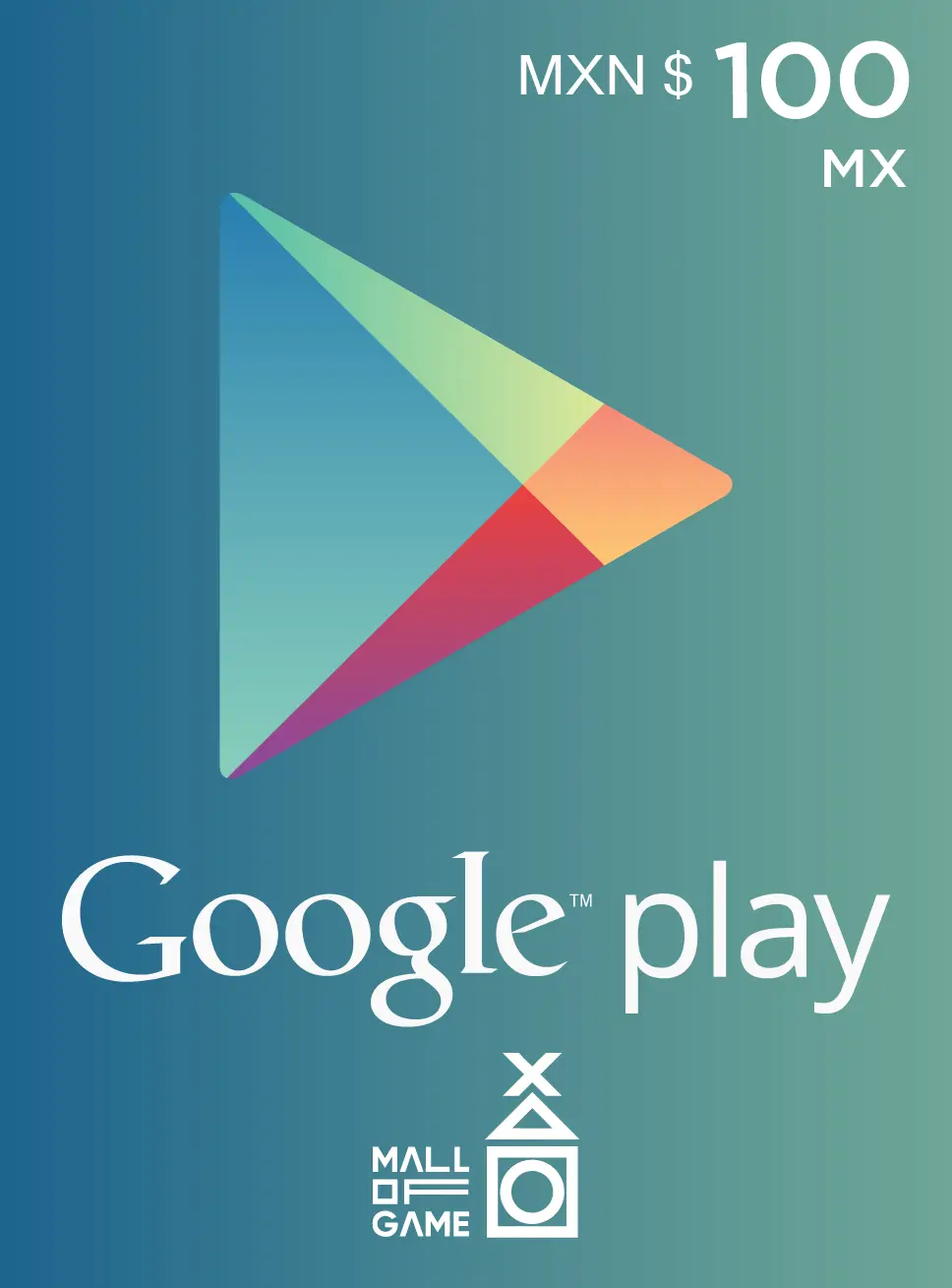 Google Play MXN100 Gift Card (MX)